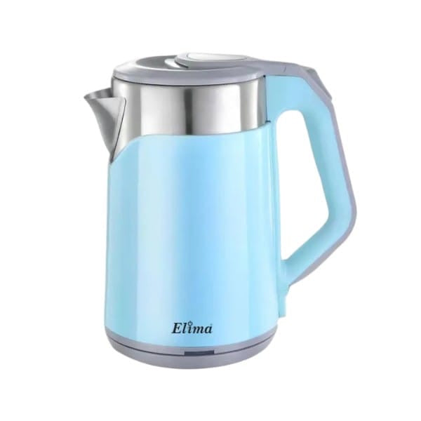 Elima EMK-333 Electric Kettle 1.8L ☕ – 1500W Fast Boil ⚡ | Stainless Steel Inner 🛡️ | Auto Shut-Off Protection 🔒