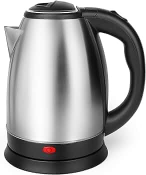 🔥 AKR Nexa Stainless Steel Electric Kettle 2.0L ⚡ | 1500W High Power | 🛡️ Auto Shut-Off & Boil-Dry Protection