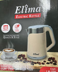 Elima EMK-333 Electric Kettle 1.8L ☕ – 1500W Fast Boil ⚡ | Stainless Steel Inner 🛡️ | Auto Shut-Off Protection 🔒